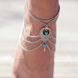 Boho Anklet Arm Bracelet Tribal Jewelry